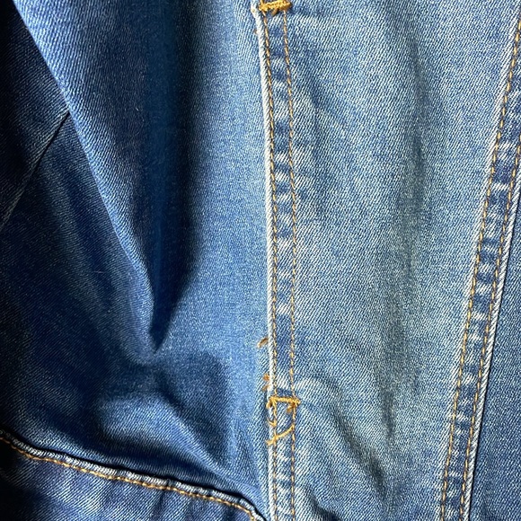 Women’s size extra large rubberband denim jacket - Picture 4 of 13